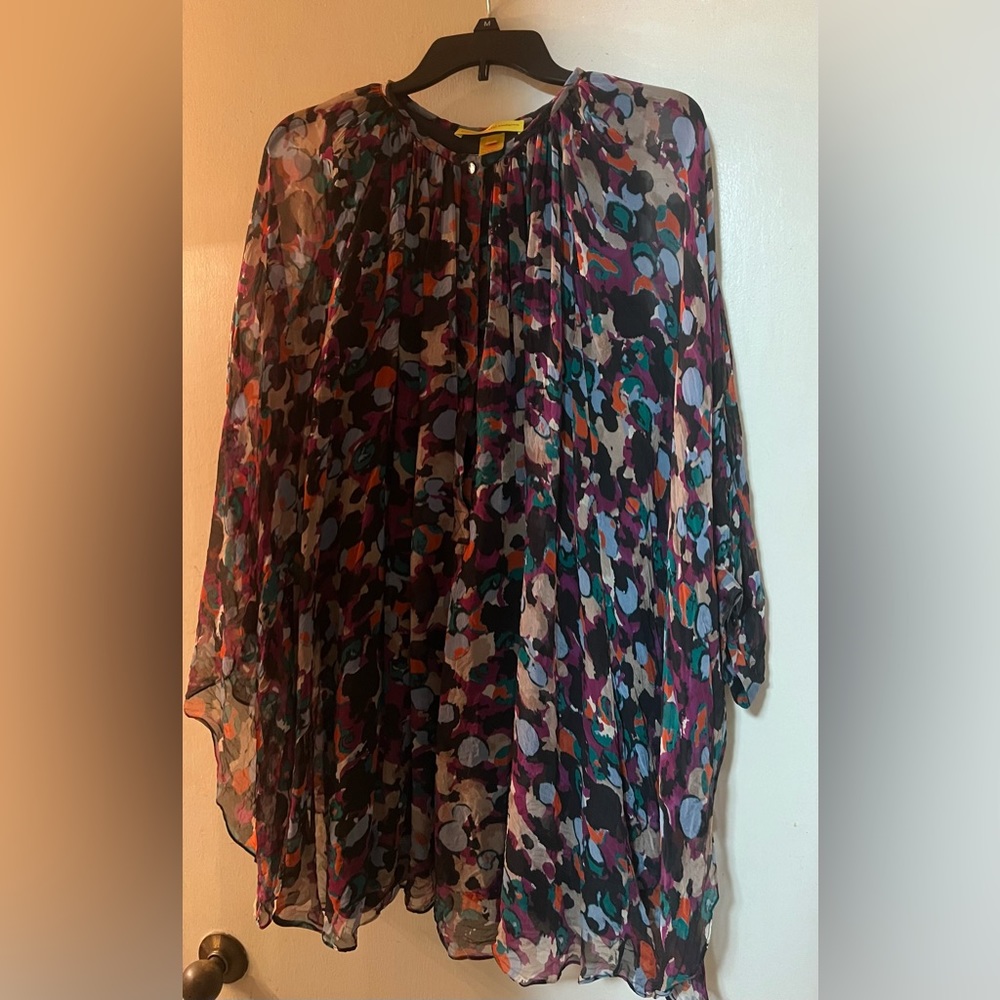 Catherine Malandrino Top or dress size 12, 100% Silk